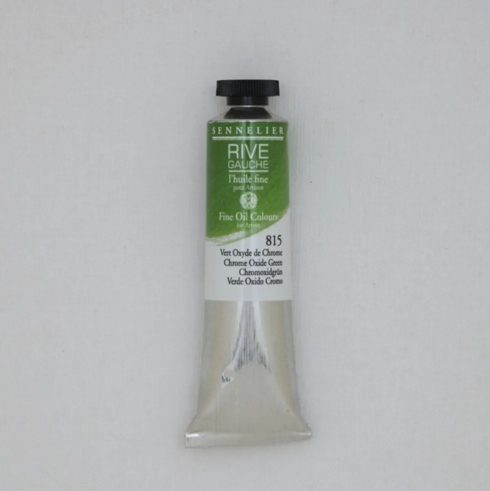 Farba olejna Rive Gauche - Sennelier - 815, Chrome Oxide Green, 40 ml