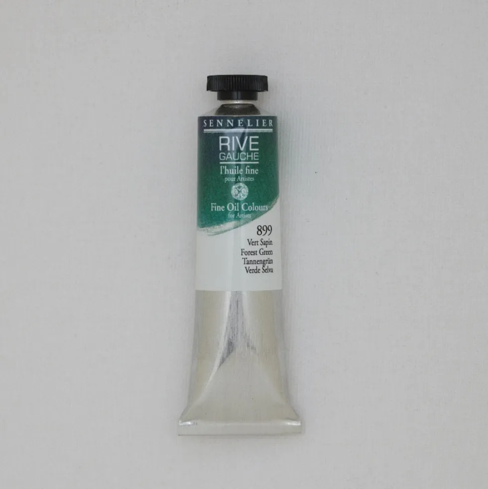 Farba olejna Rive Gauche - Sennelier - 899, Forest Green, 40 ml
