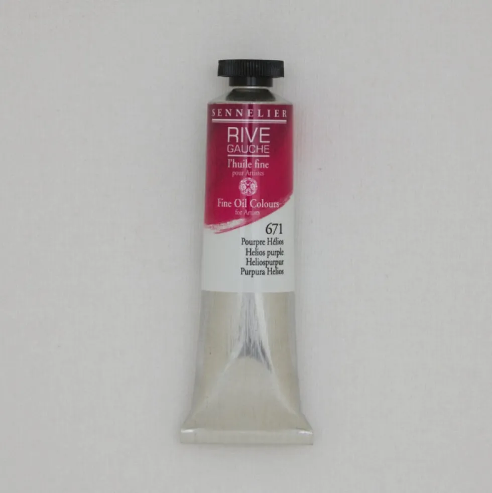 Farba olejna Rive Gauche - Sennelier - 671, Helios Purple, 40 ml