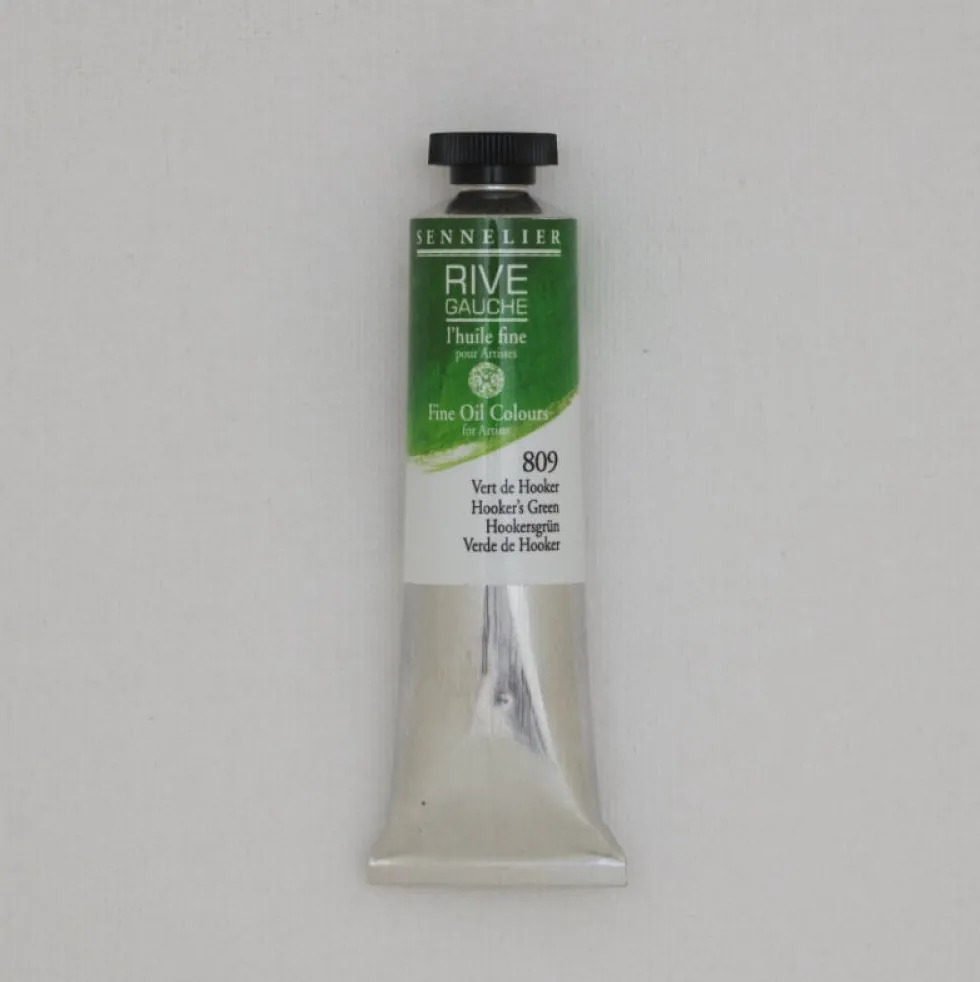 Farba olejna Rive Gauche - Sennelier - 809, Hooker's Green, 40 ml