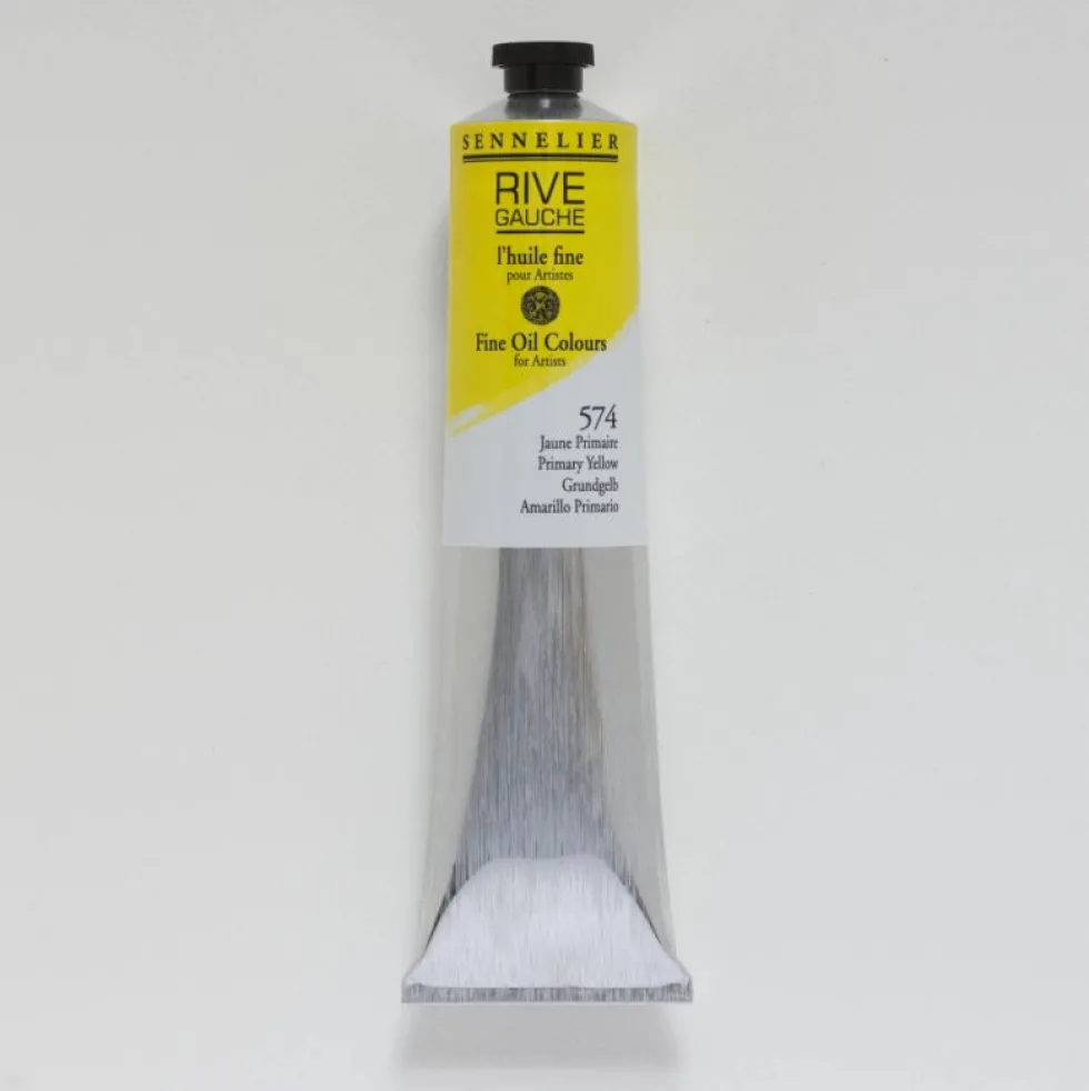 Farba olejna Rive Gauche - Sennelier - 574, Primary Yellow, 200 ml