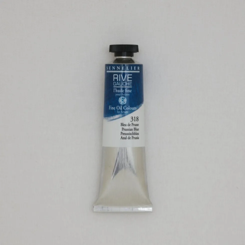 Farba olejna Rive Gauche - Sennelier - 318, Prussian Blue, 40 ml