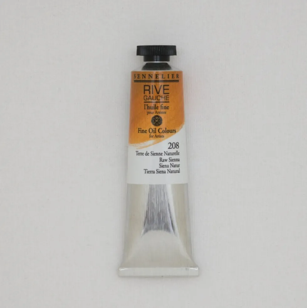 Farba olejna Rive Gauche - Sennelier - 208, Raw Sienna, 40 ml