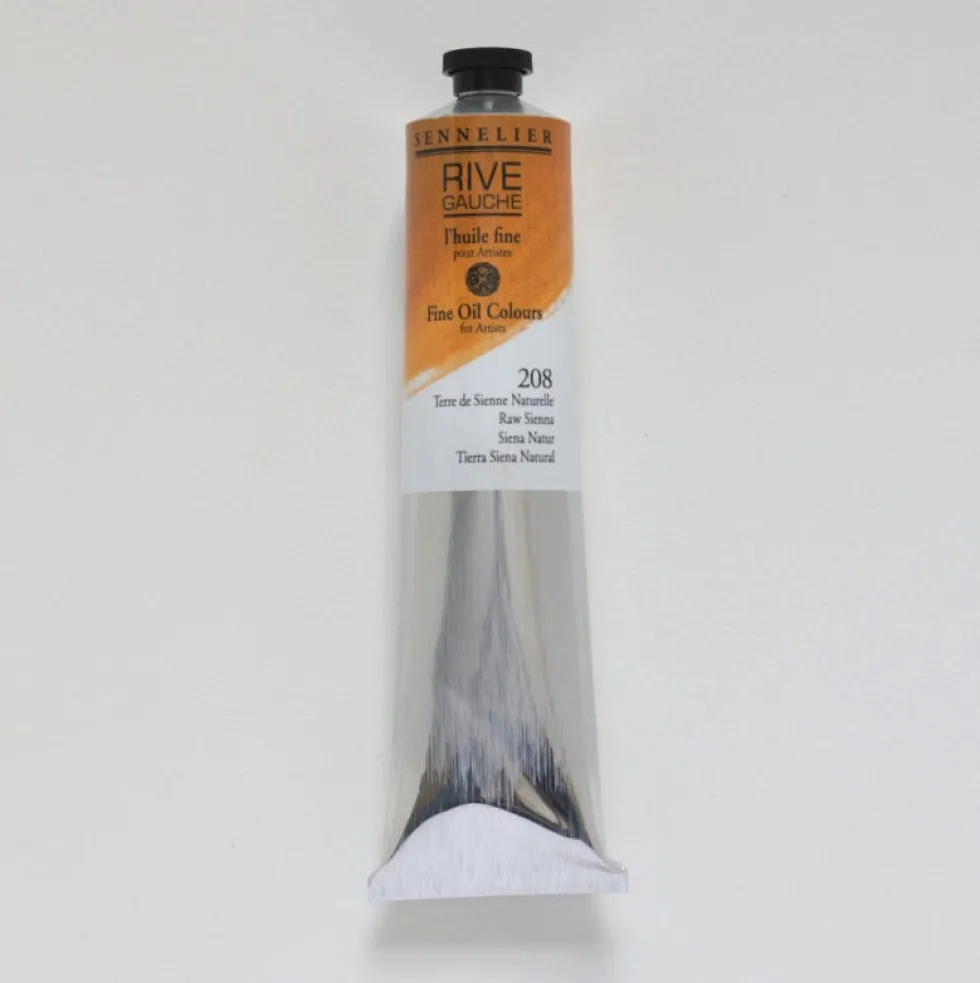 Farba olejna Rive Gauche - Sennelier - 208, Raw Sienna, 200 ml