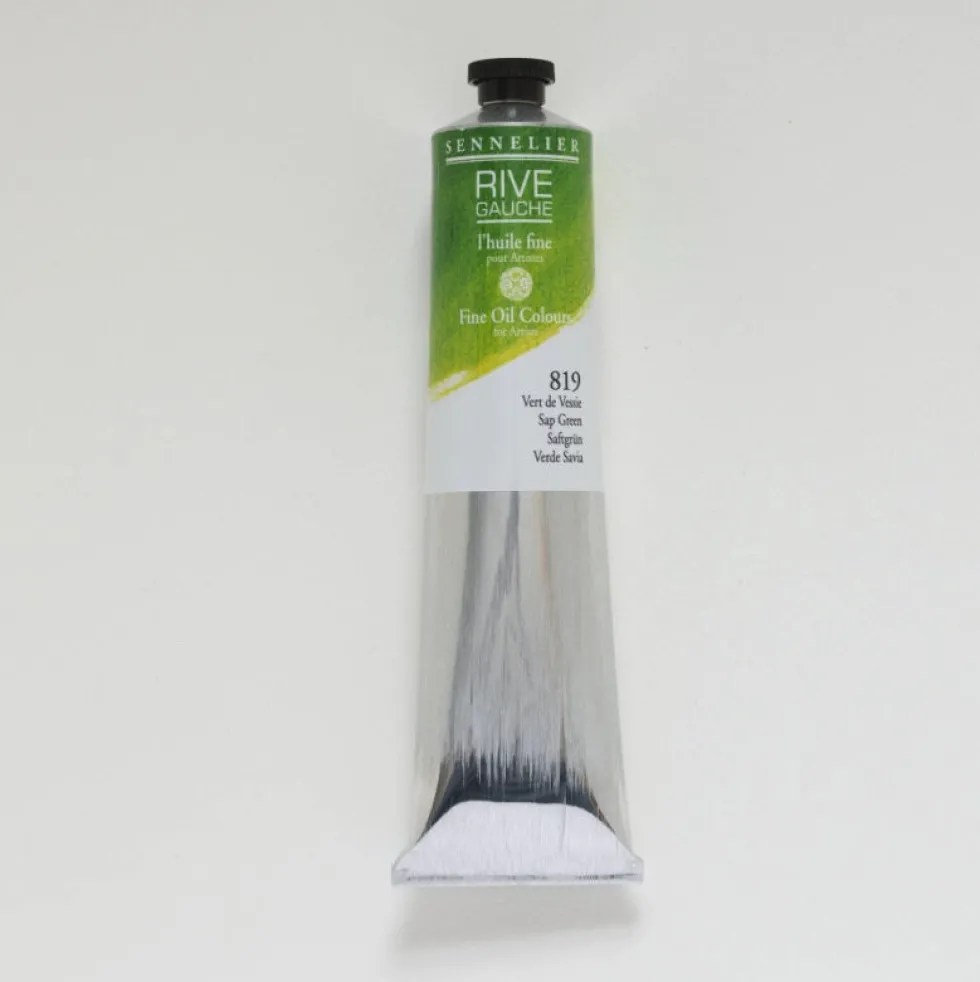 Farba olejna Rive Gauche - Sennelier - 819, Sap Green, 200 ml