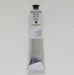 Farba olejna Rive Gauche - Sennelier - 116, Titanium White, 200 ml