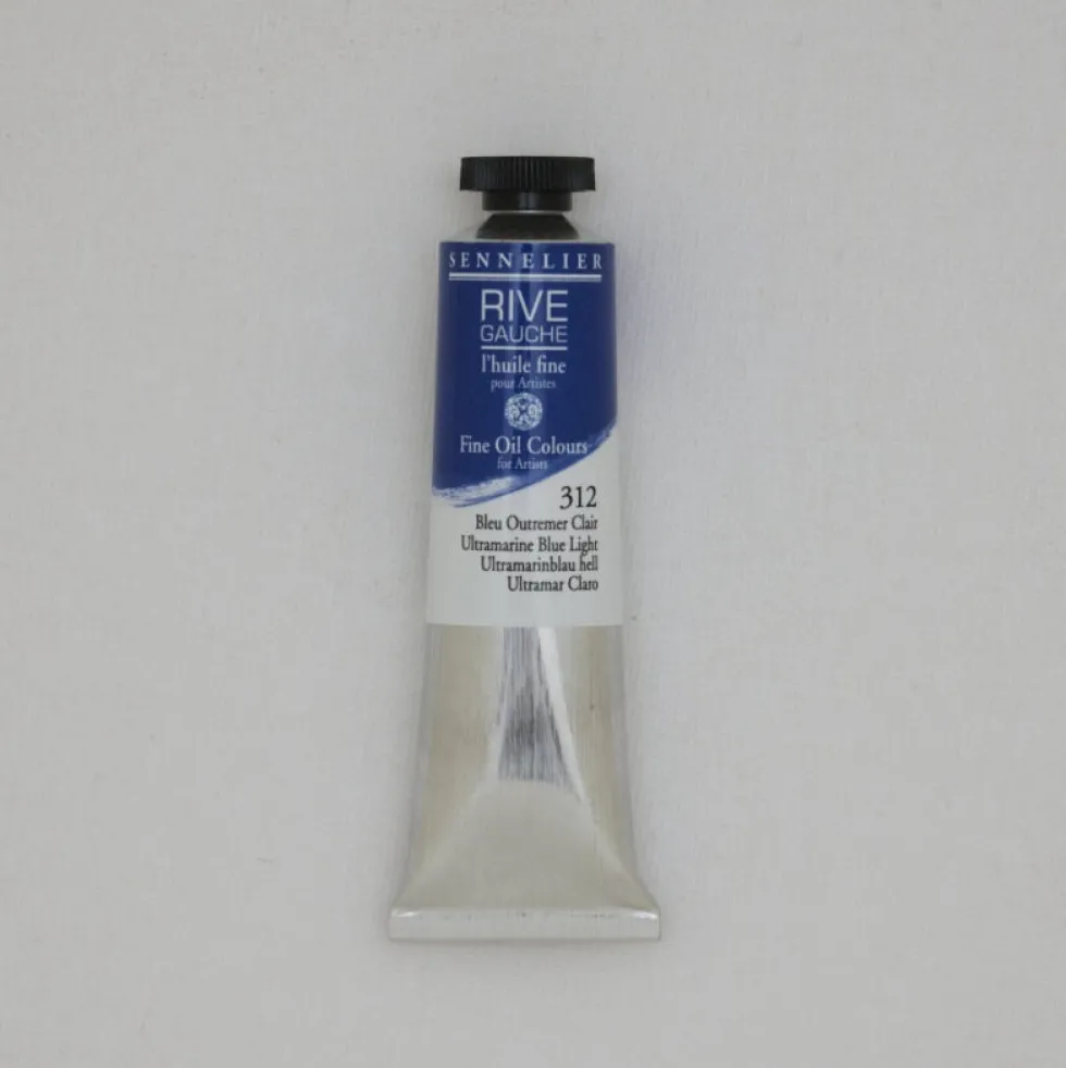 Farba olejna Rive Gauche - Sennelier - 312, Ultramarine Blue Light, 40 ml