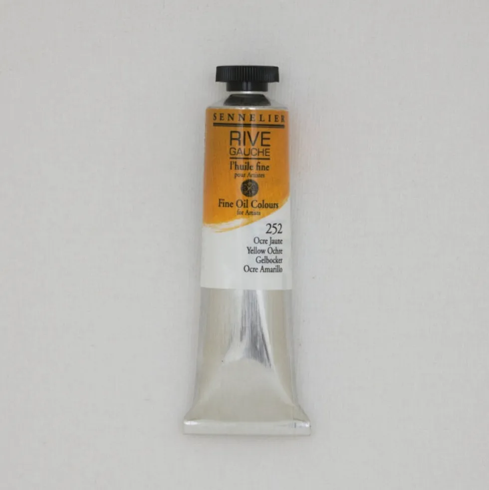 Farba olejna Rive Gauche - Sennelier - 252, Yellow Ochre, 40 ml