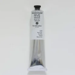 Farba olejna Rive Gauche - Sennelier - 119, Zinc White, 200 ml
