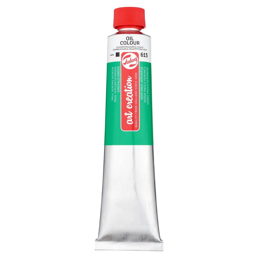 Farba olejna - Talens Art Creation - 615, Emerald Green, 200 ml