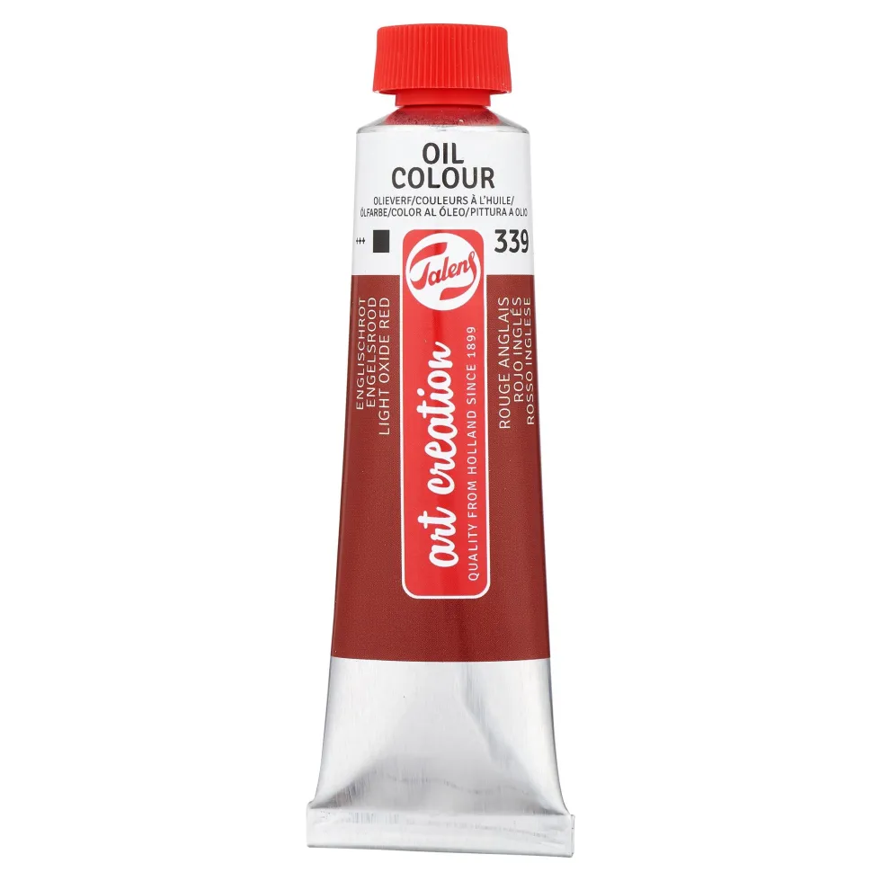 Farba olejna - Talens Art Creation - 339, Light Oxide Red, 40 ml