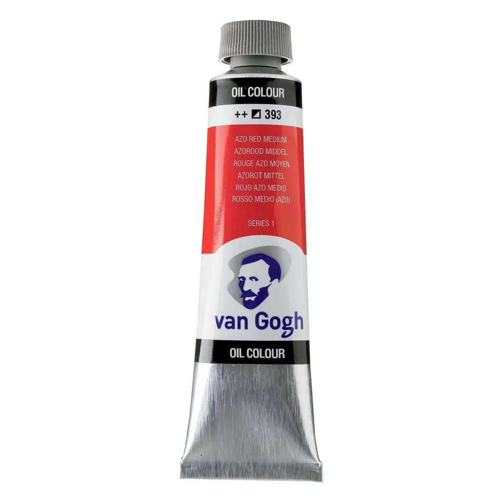 Farba olejna - Van Gogh - Azo Red Medium, 40 ml