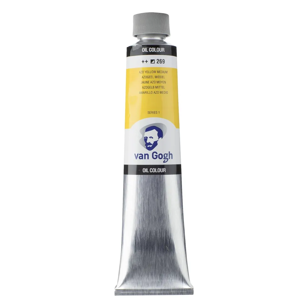 Farba olejna - Van Gogh - Azo Yellow Medium, 200 ml