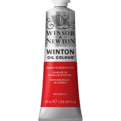 Farba olejna Winton Oil Colour - Winsor & Newton - Cadmium Scarlet, 37 ml