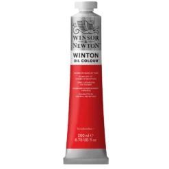 Farba olejna Winton Oil Colour - Winsor & Newton - Cadmium Scarlet Hue, 200 ml