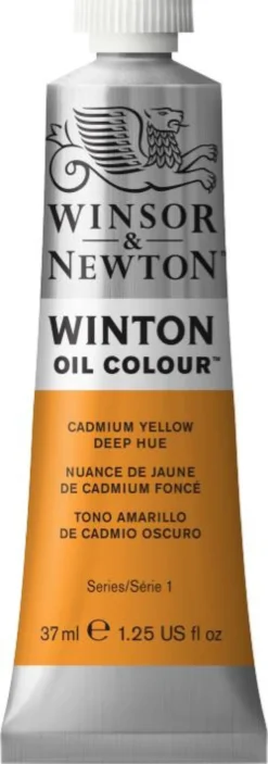 Farba olejna Winton Oil Colour - Winsor & Newton - Cadmium Yellow Deep Hue, 37 ml