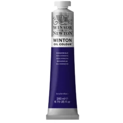 Farba olejna Winton Oil Colour - Winsor & Newton - Dioxazine Blue, 200 ml