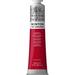 Farba olejna Winton Oil Colour - Winsor & Newton - permanent crimson lake, 200 ml