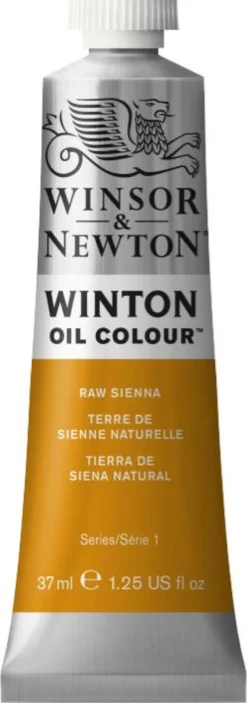 Farba olejna Winton Oil Colour - Winsor & Newton - Raw Sienna, 37 ml