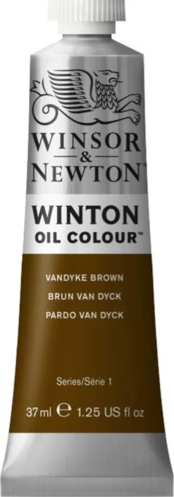 Farba olejna Winton Oil Colour - Winsor & Newton - Vandyke Brown, 37 ml