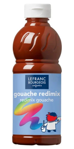 Farba plakatowa - Lefranc & Bourgeois - brązowa, 500 ml