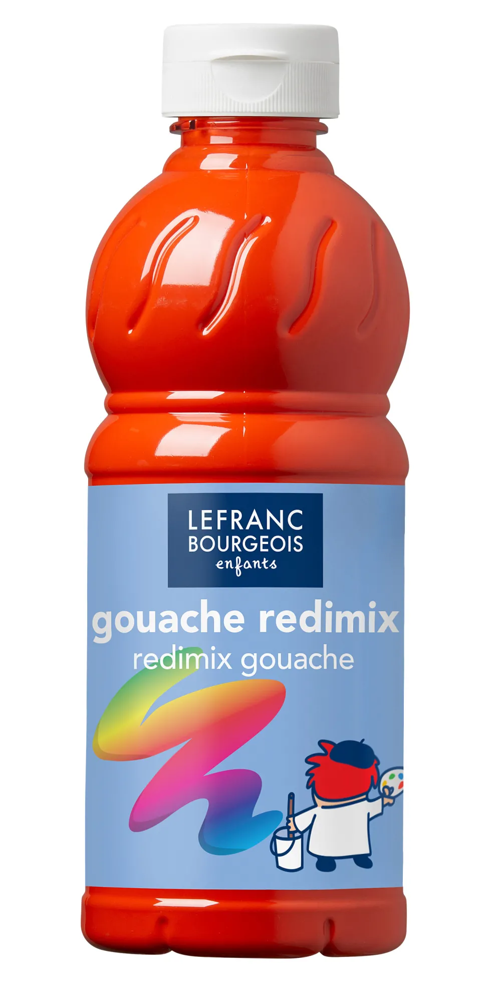 Farba plakatowa - Lefranc & Bourgeois - chińska czerwień, 500 ml