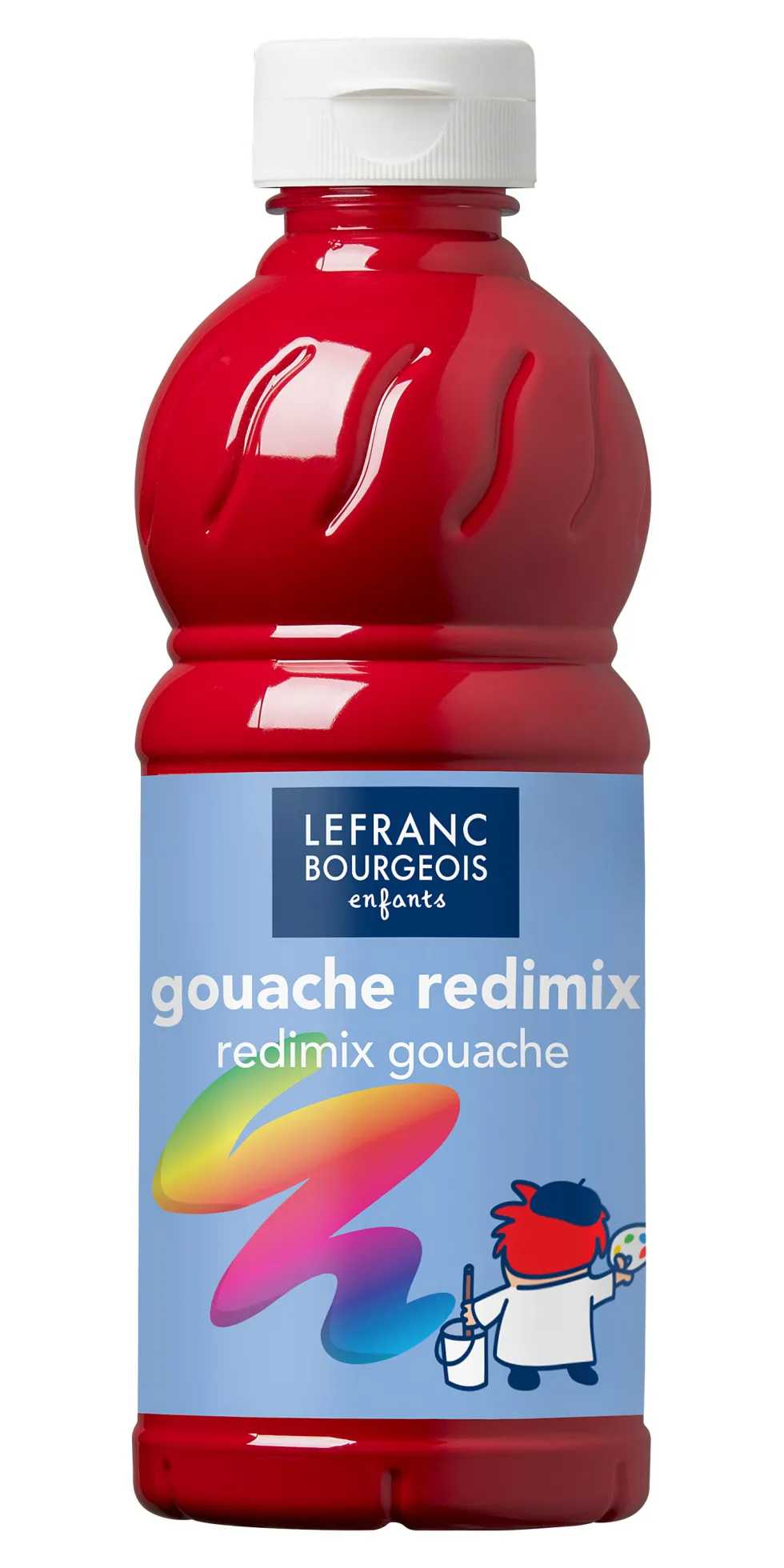 Farba plakatowa - Lefranc & Bourgeois - ciemnoczerwona, 500 ml