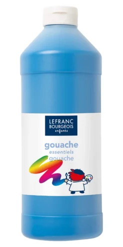 Farba plakatowa - Lefranc & Bourgeois - niebieska, 1 l