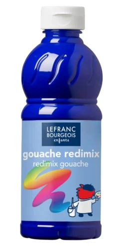 Farba plakatowa - Lefranc & Bourgeois - niebieska, 500 ml