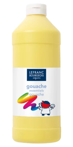 Farba plakatowa - Lefranc & Bourgeois - żółta, 1 l