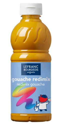 Farba plakatowa - Lefranc & Bourgeois - żółta ochra, 500 ml