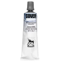 Farba Tempera Cover - Renesans - 01, biel tytanowa, 60 ml