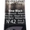 Farba Tempera Cover - Renesans - 42, czerń z winorośli, 20 ml