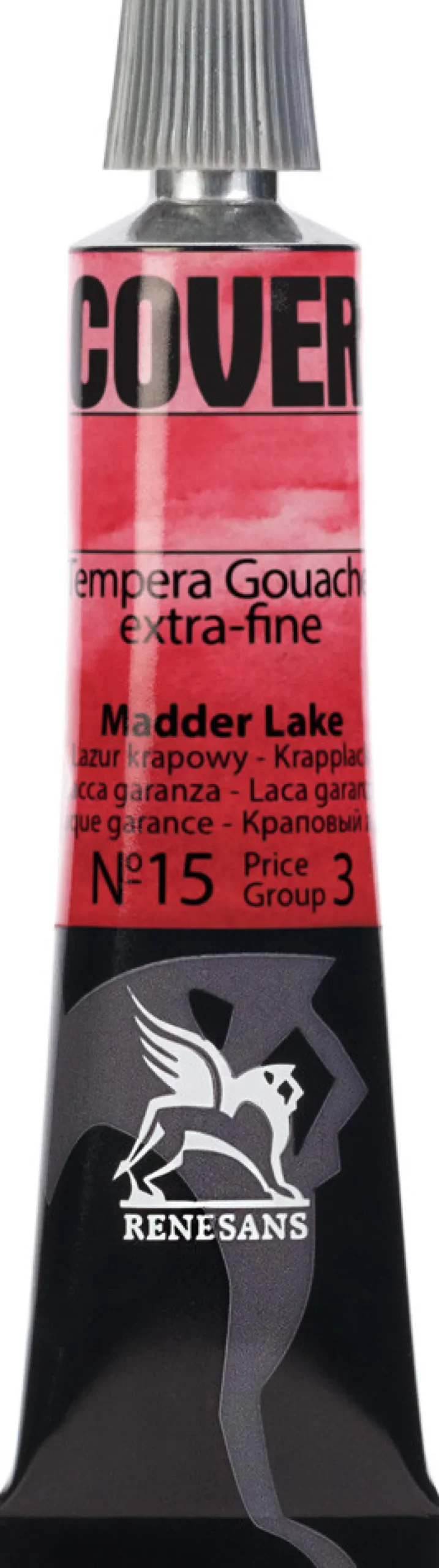 Farba Tempera Cover - Renesans - 15, lazur krapowy, 20 ml