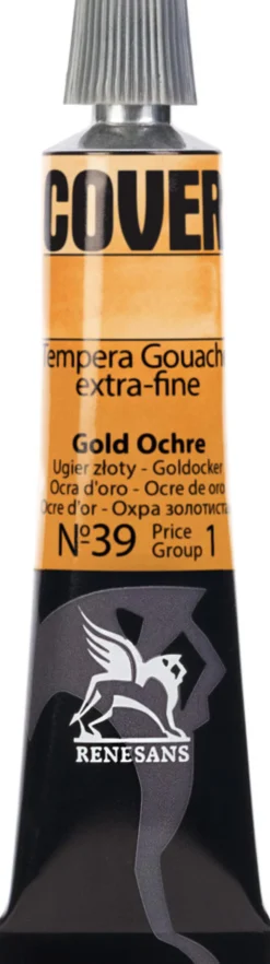 Farba Tempera Cover - Renesans - 39, ugier złoty, 20 ml