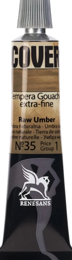 Farba Tempera Cover - Renesans - 35, umbra naturalna, 20 ml