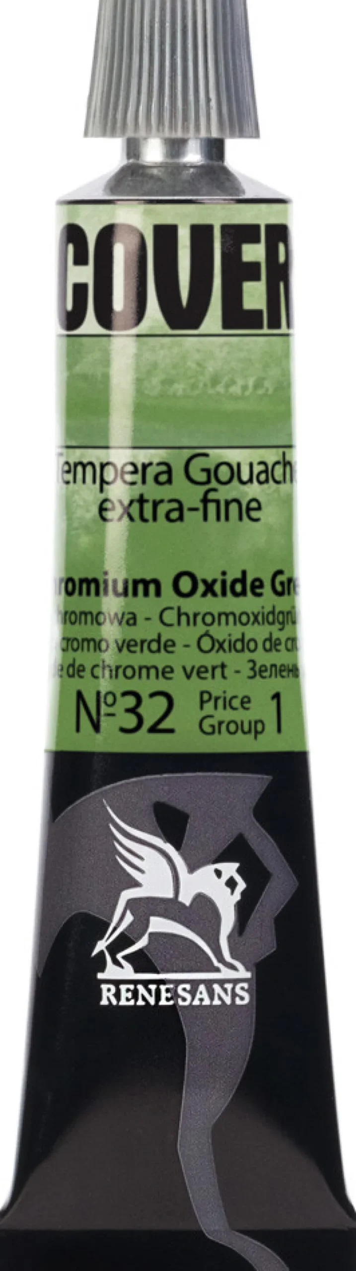 Farba Tempera Cover - Renesans - 32, zieleń chromowa, 20 ml