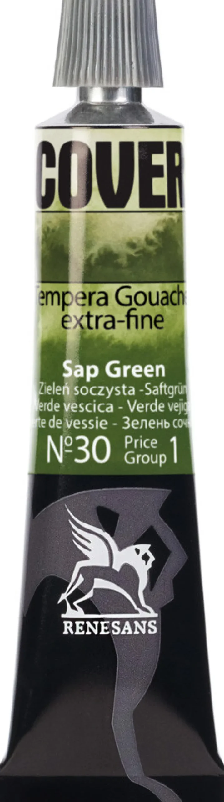 Farba Tempera Cover - Renesans - 30, zieleń soczysta, 20 ml