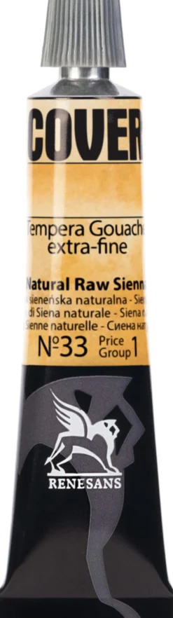 Farba Tempera Cover - Renesans - 33, ziemia sieneńska naturalna, 20 ml