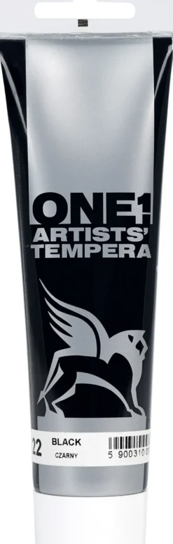 Farba Tempera ONE - Renesans - 22, black, 100 ml
