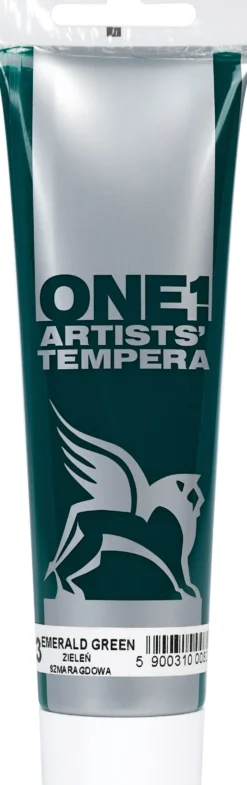 Farba Tempera ONE - Renesans - 13, emerald green, 100 ml