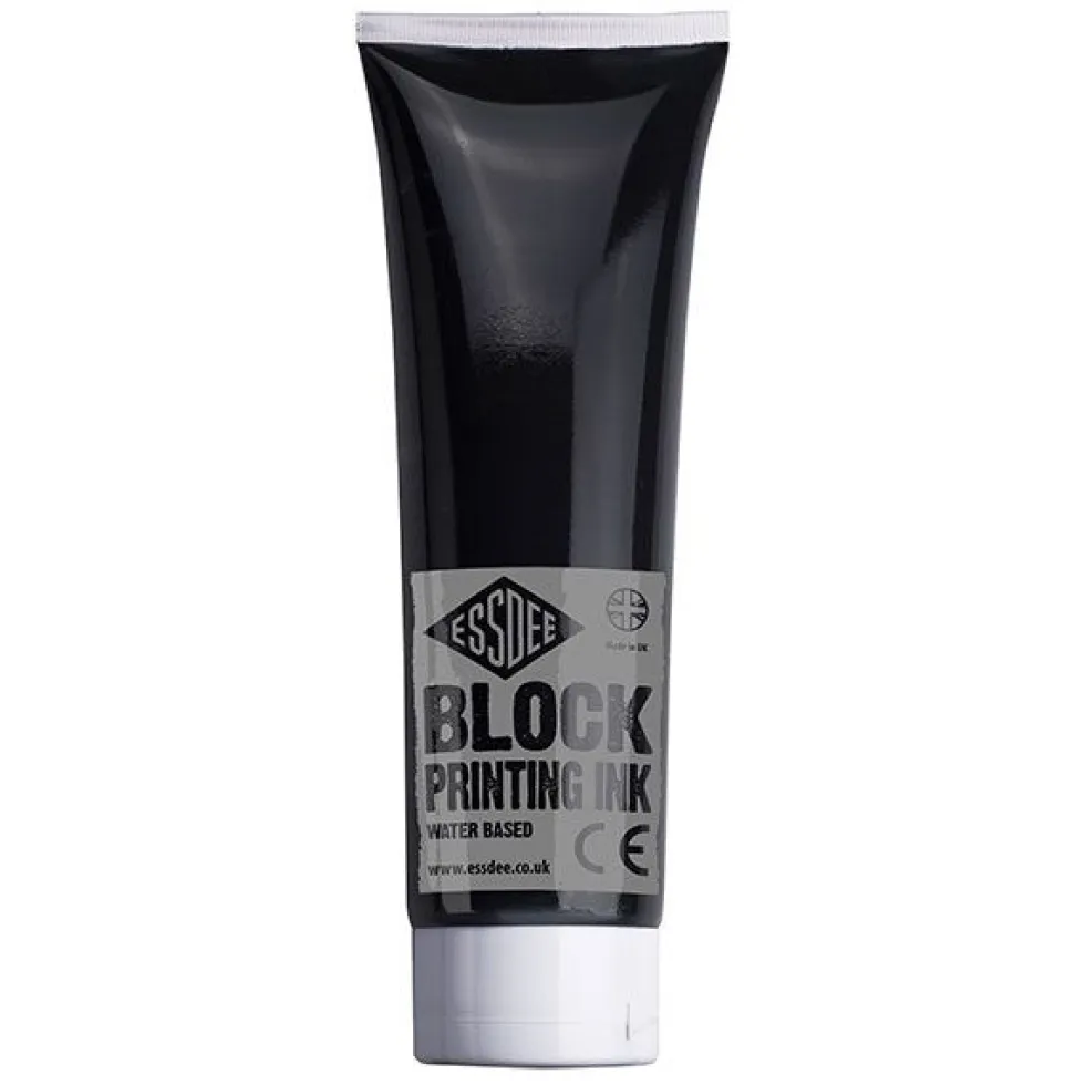 Farba, tusz do linorytu Block Printing Ink - Essdee - Black, 300 ml