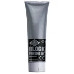 Farba, tusz do linorytu Block Printing Ink - Essdee - Metallic Silver, 300 ml