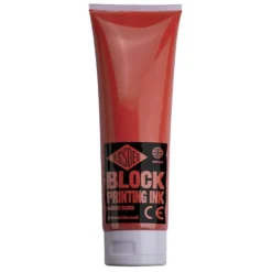 Farba, tusz do linorytu Block Printing Ink - Essdee - Vermillion, 300 ml