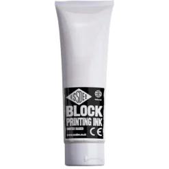 Farba, tusz do linorytu Block Printing Ink - Essdee - White, 300 ml