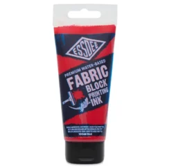 Farba tusz do linorytu Fabric Block Printing Ink - Essdee - Red 100 ml