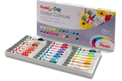 Farby akwarelowe w tubkach - Pentel - 24 x 5 ml