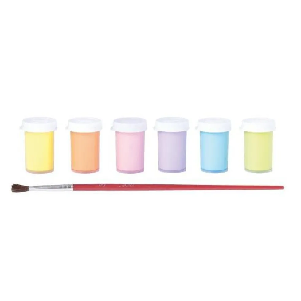 Farby plakatowe dla dzieci Pastel - Jovi - 6 kolorów x 15 ml