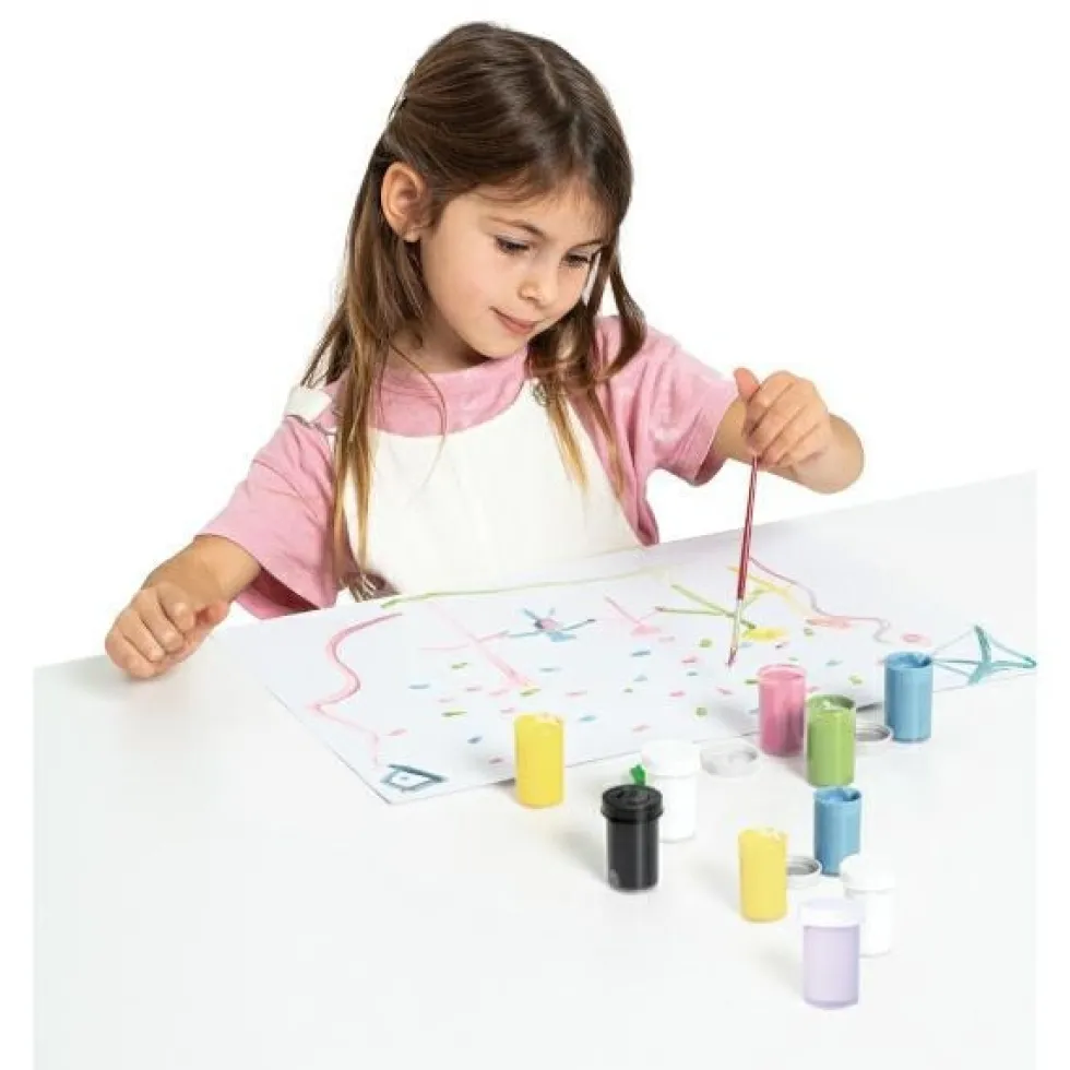 Farby plakatowe dla dzieci Pastel - Jovi - 6 kolorów x 15 ml