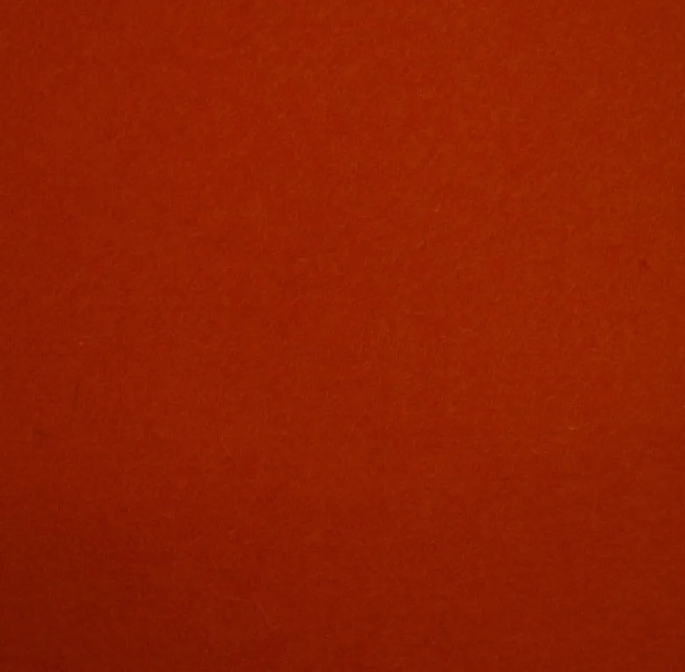 Filc wełniany A4 - terracota, 1 mm